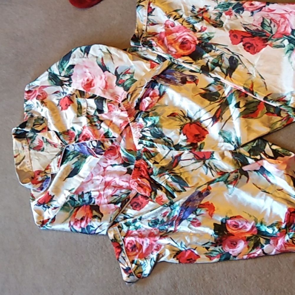 Floral Silk PJ'S
